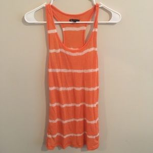 🏀❕GAP orange and white striped tank top!